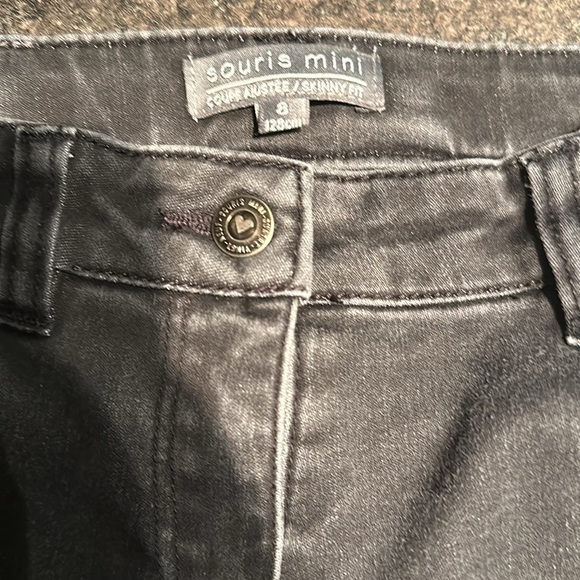 Black jeans for girl - Souris Mini - Picture 2 of 4